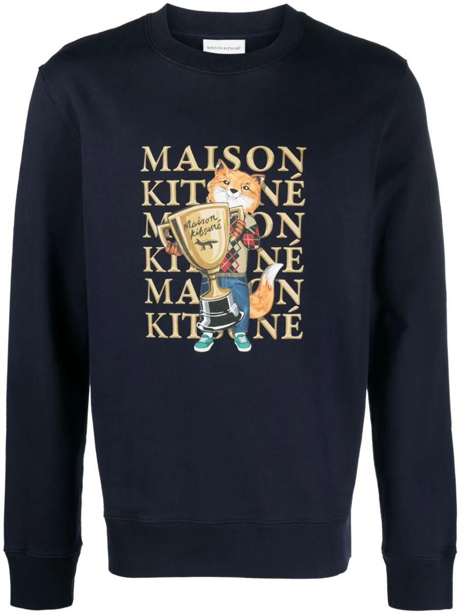 Maison Kitsuné Logo Sweatshirt Clothing