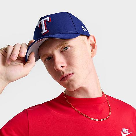 New Era Texas Rangers MLB 9FORTY Core Snapback Hat in Navy