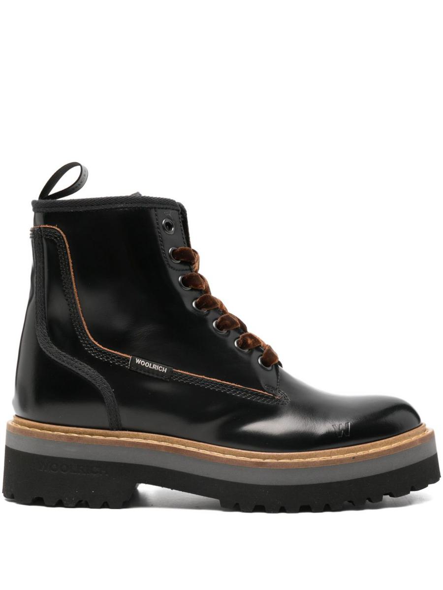 Woolrich Leather Lace Up Boots