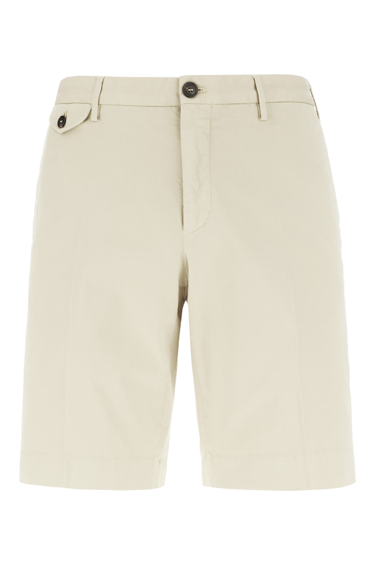 Incotex Cappuccino Stretch Cotton Bermuda Shorts