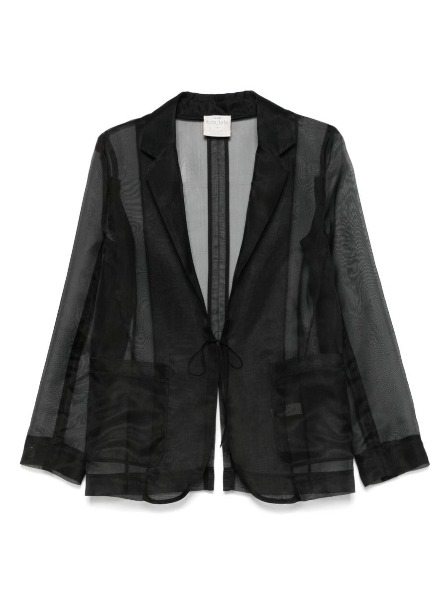 Forte_Forte Semi-Sheer 'My Jacket' Blazer