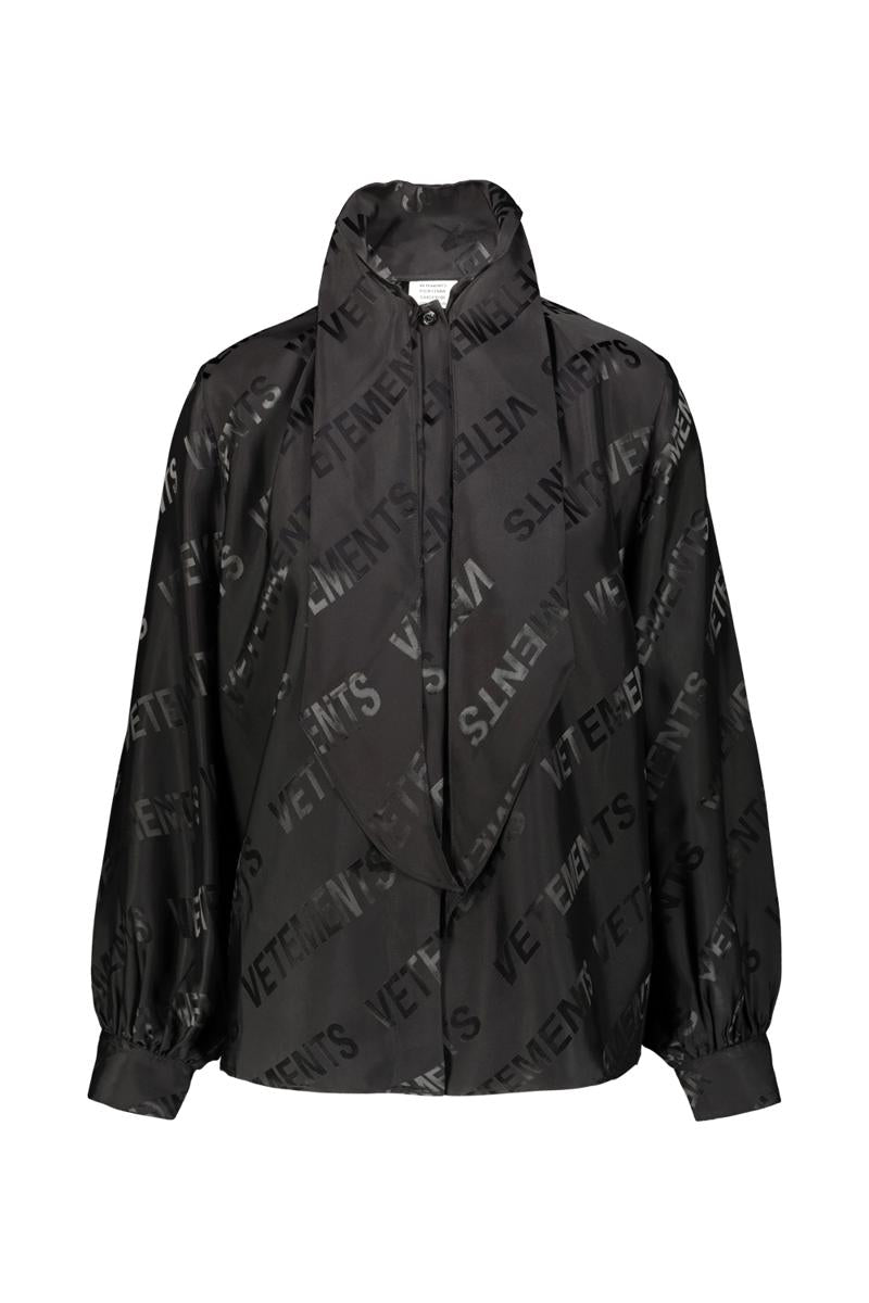 Vetements Monogram Scarf Blouse Clothing