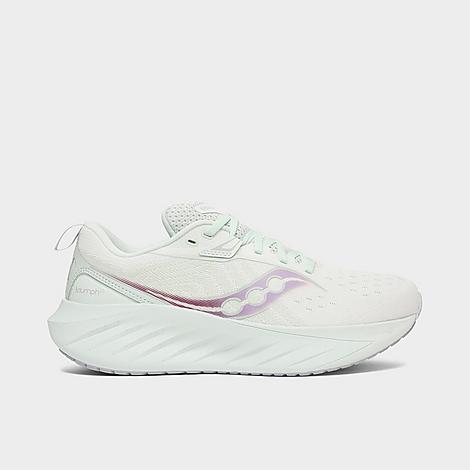 Saucony Women's Triumph 22 Running Shoes in White/Foam Size: 10.0