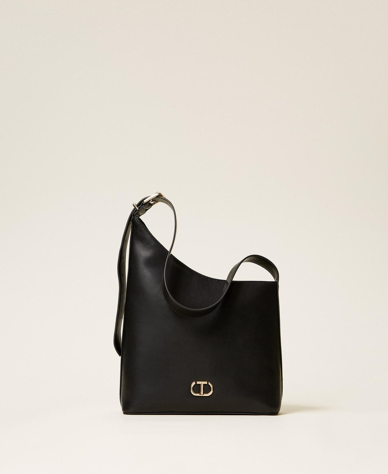 Twinset Sacs - Sac à bandoulière asymétrique, Noir, Taille Unique