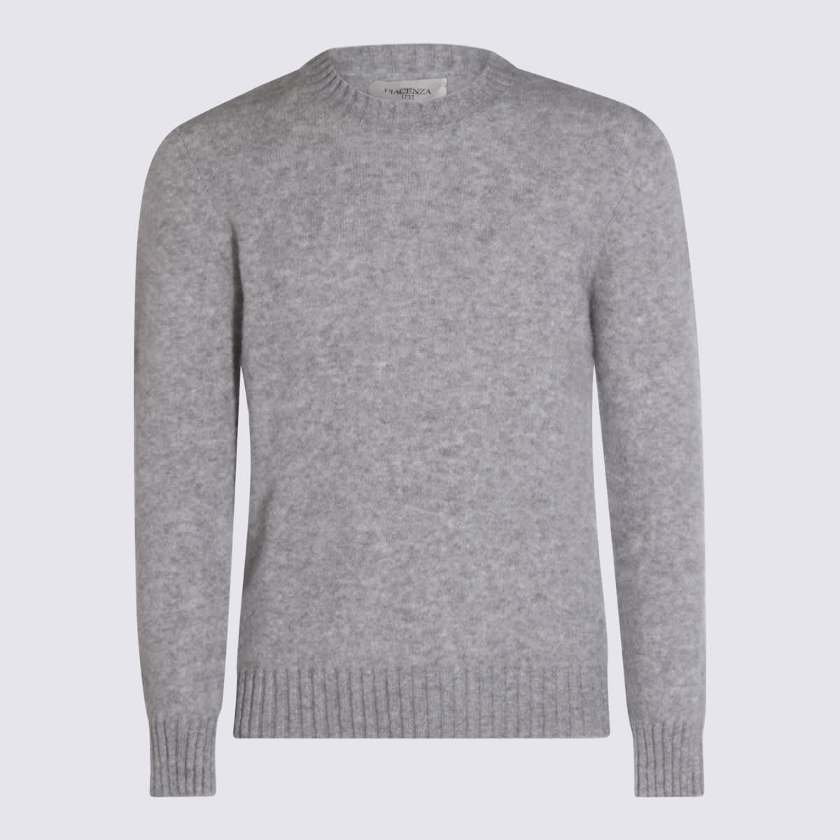 Piacenza Cashmere Grey Cashmere And Silk Blend Sweater