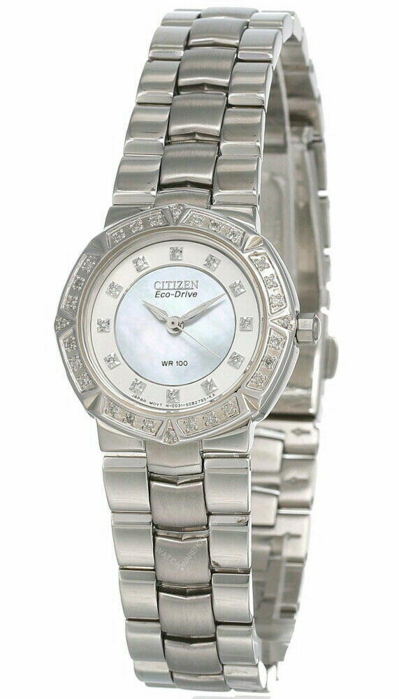 CITIZEN Serano Eco Drive MOP Dial SS Women's Watch EP5830-56D
