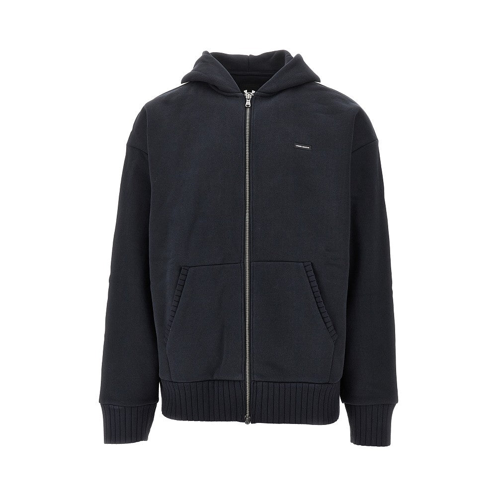 Under Armour 棉质混纺宽松全拉链连帽卫衣 男款