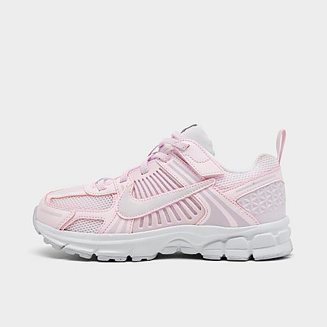 Nike Girls Little Kids Vomero 5 Stretch Lace Casual Shoes in PEARL PINK/VAST GREY Size: 1.0