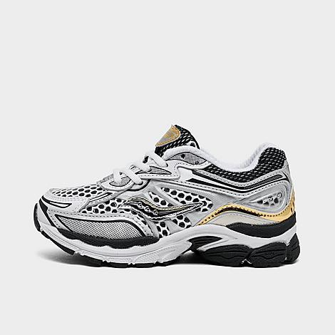 Saucony Kids Toddler Omni 9 Casual Shoes in Silver/Gold Size: 5