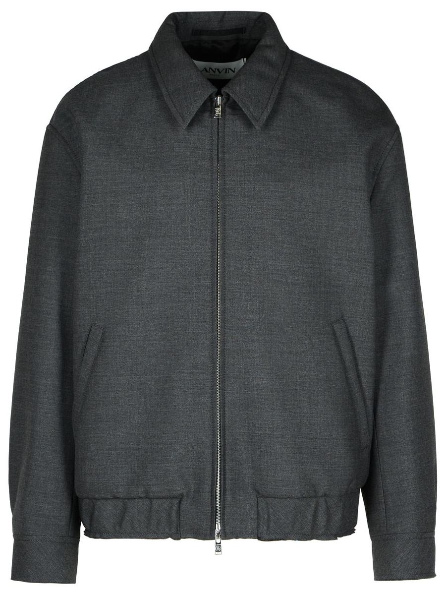 Lanvin Grey Wool Jacket