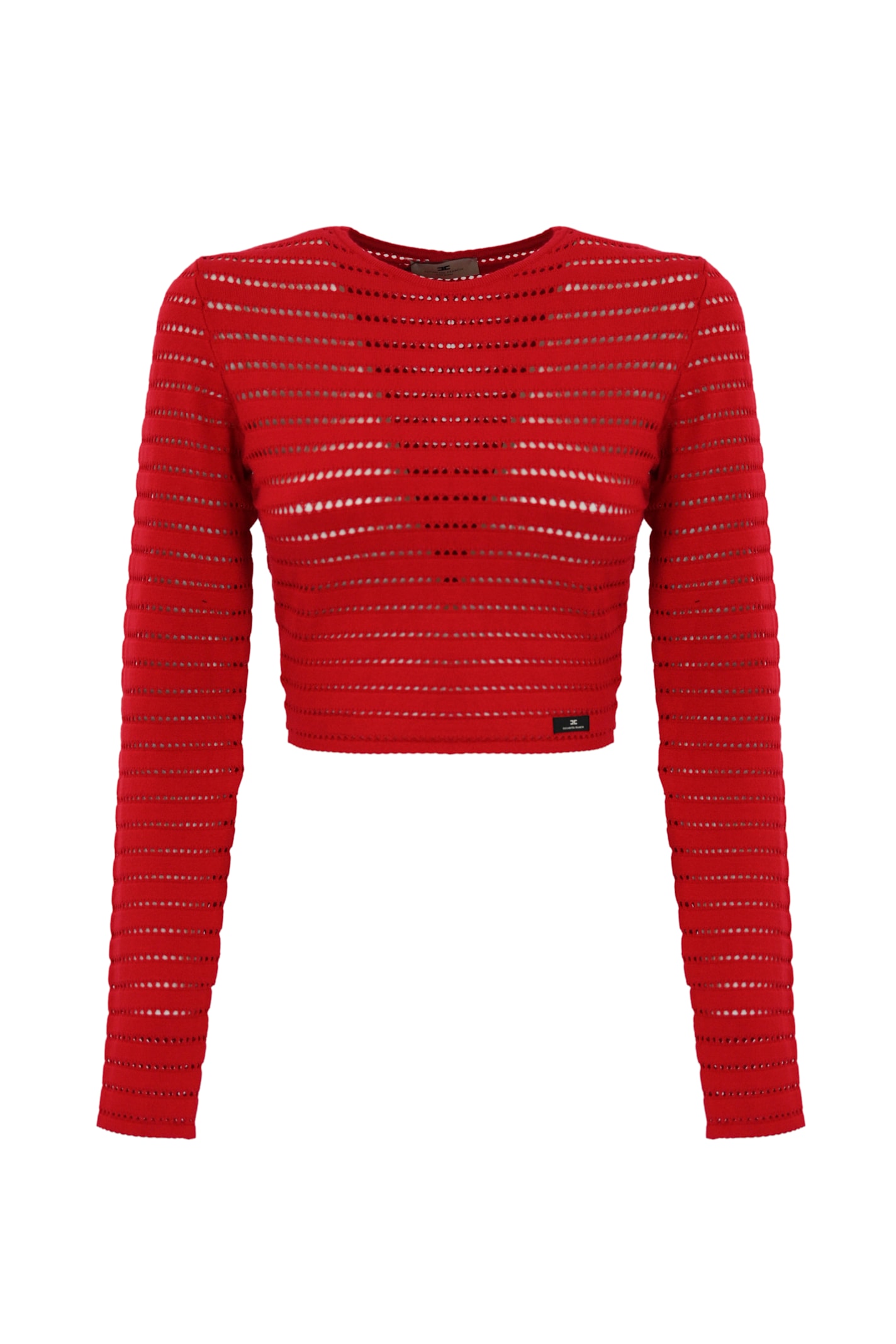 Elisabetta Franchi Perforated Knit Top