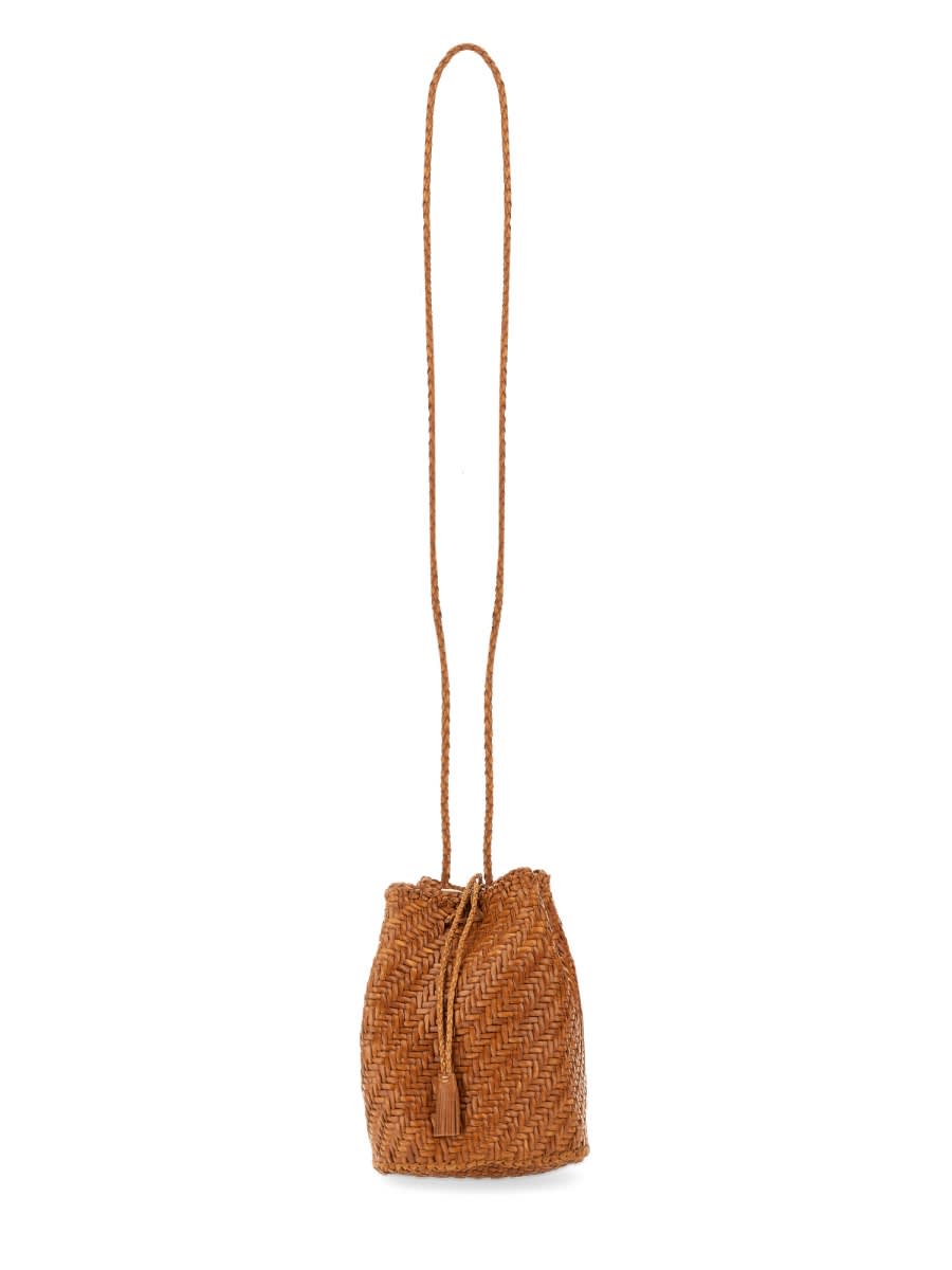 Dragon Diffusion pompom Double Jump Tan Bag