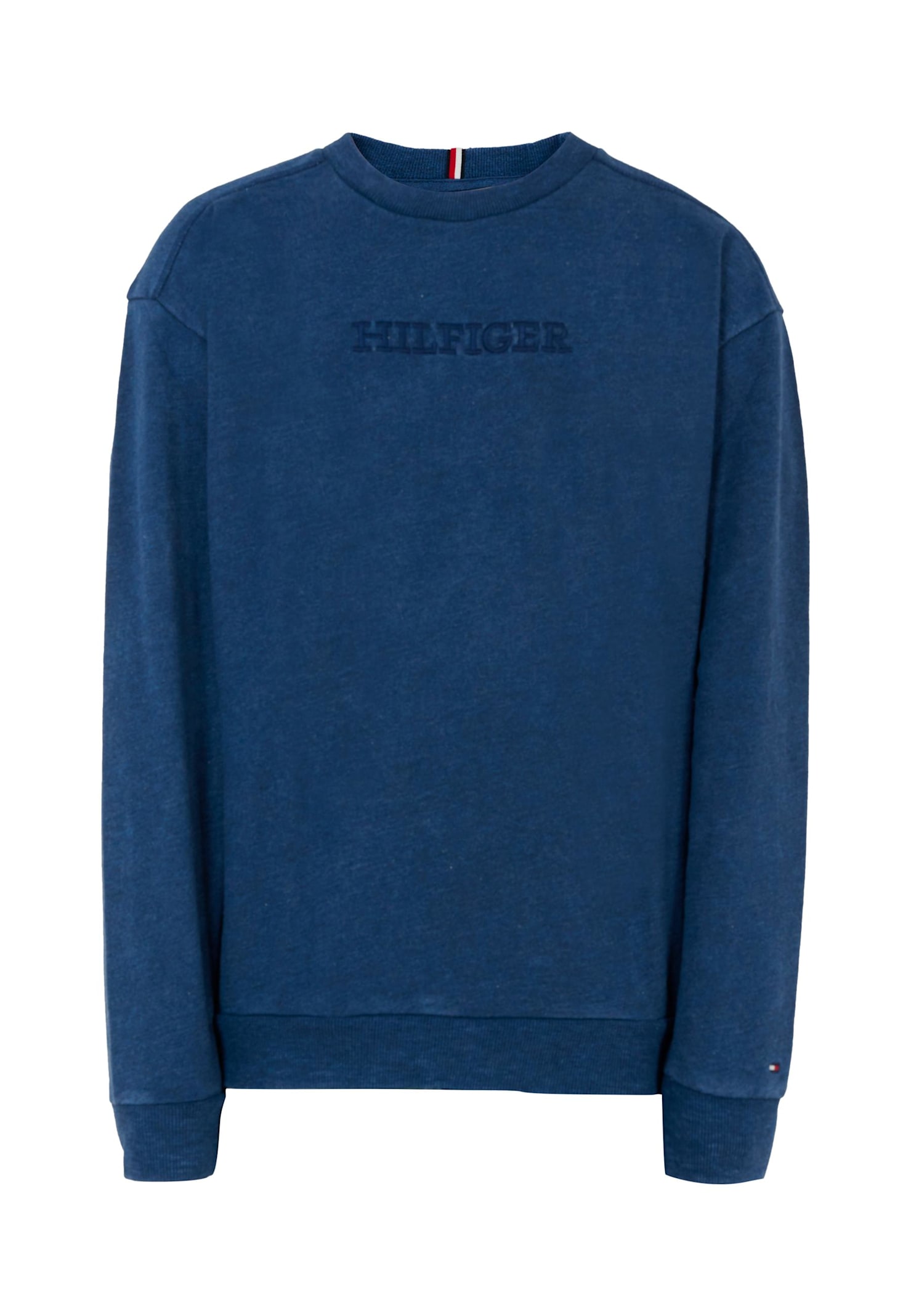Tommy Hilfiger Blue Sweatshirt For Boy With Logo