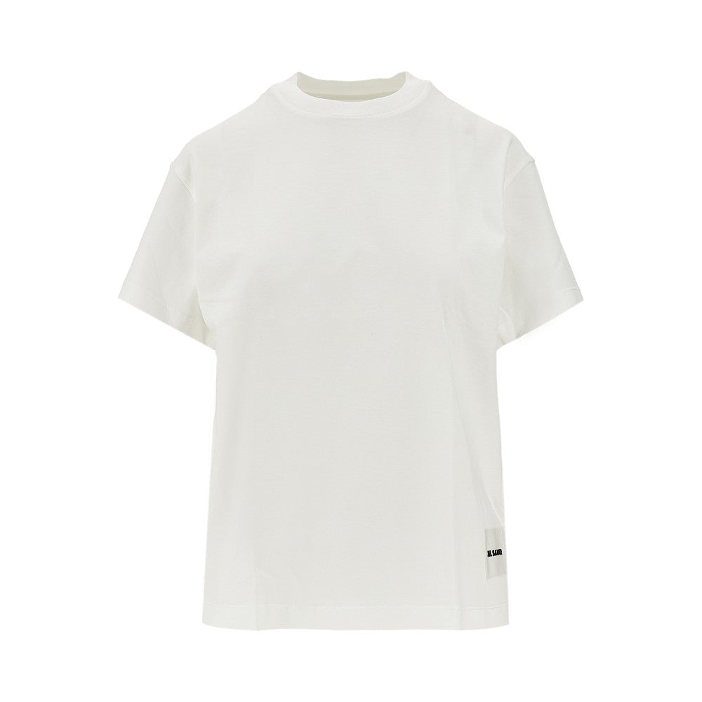 JIL SANDER 三件装logo贴布女士T恤