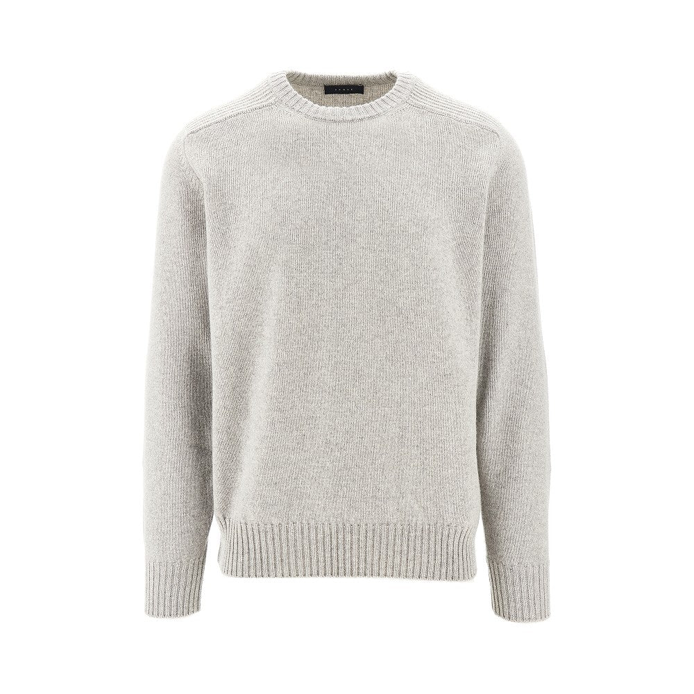 SEASE Coarsehair cashmere crewneck sweater Man