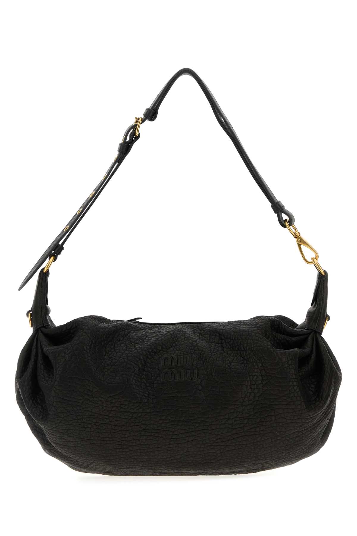 Miu Miu Black Nappa Leather Shoulder Bag