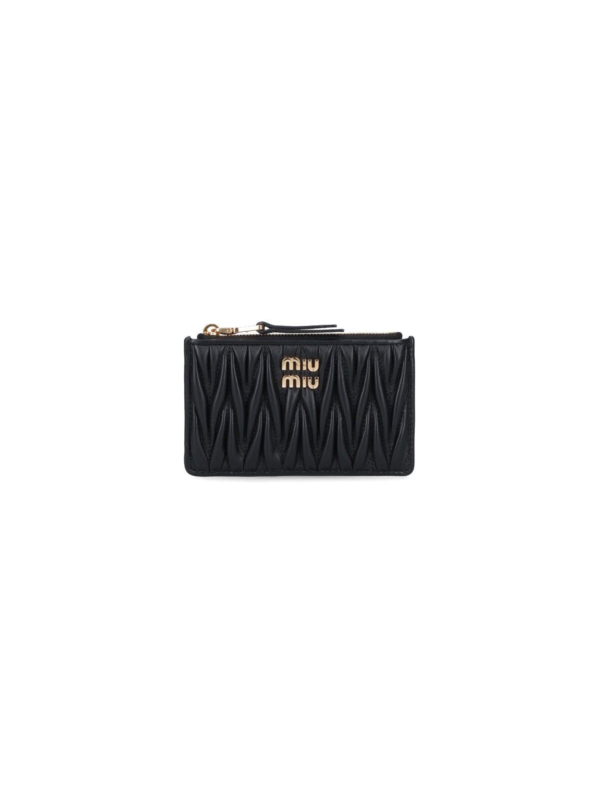 miu miu Logo Card Holder