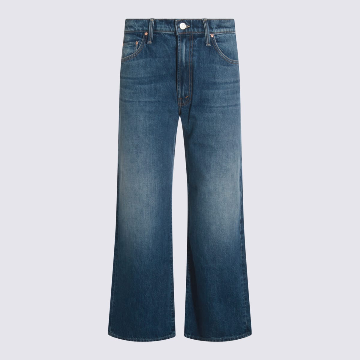 Mother Blue Cotton Jeans