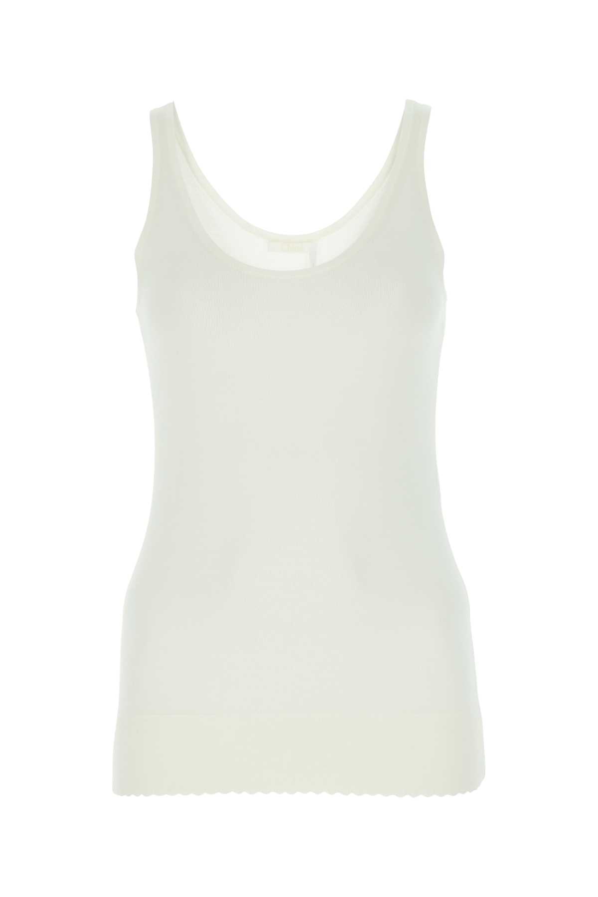 Chloé Ivory Wool Top