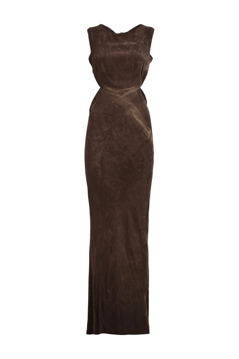 Rick Owens Concordians Open Back Gown Clothing