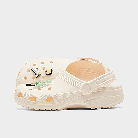 Crocs Women's Classic Clog Shoes in Chalk Size: 9.0