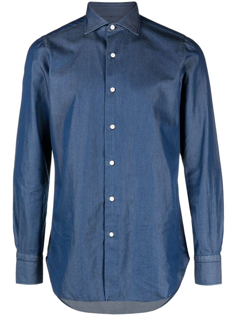 Finamore Regular Fit Denim Shirt