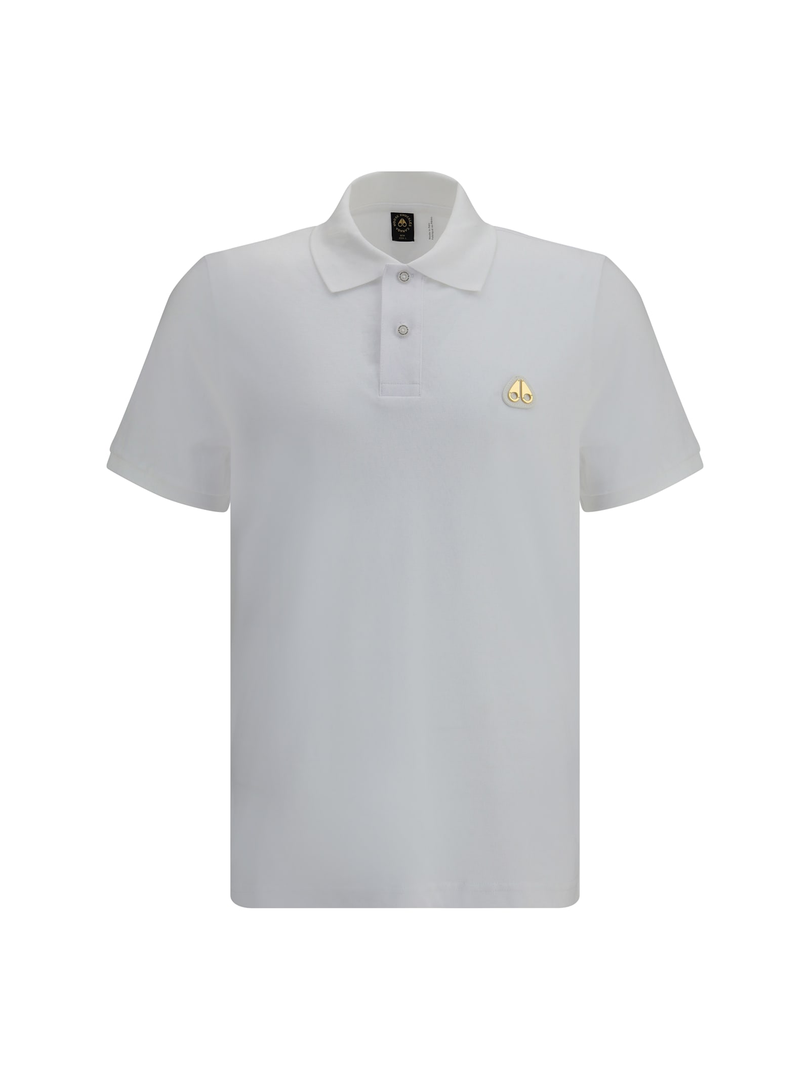 Moose Knuckles Everett Gold Polo Shirt