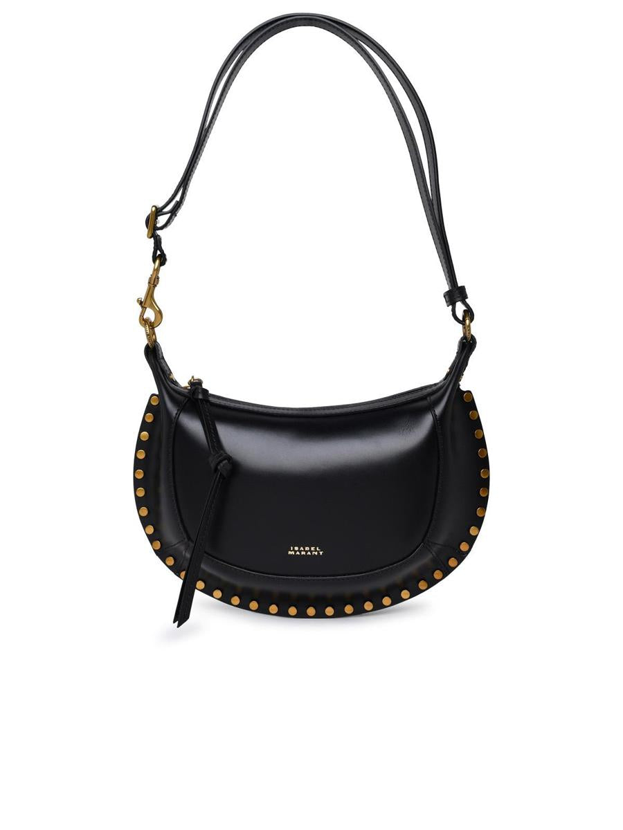 Isabel Marant 'Oskan Moon' Black Leather Bag