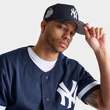 New Era New York Yankees MLB 9FORTY Snapback Hat in NAVY
