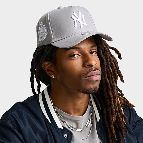 New Era New York Yankees MLB 9FORTY Snapback Hat in Grey