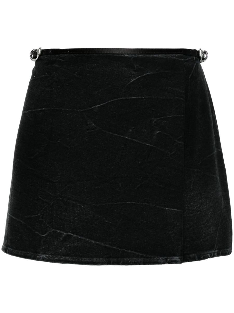 Givenchy Voyou Denim Mini Skirt