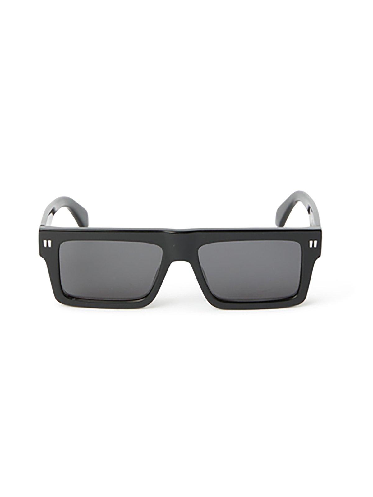 Off-White Rectangular Frame Sunglasses