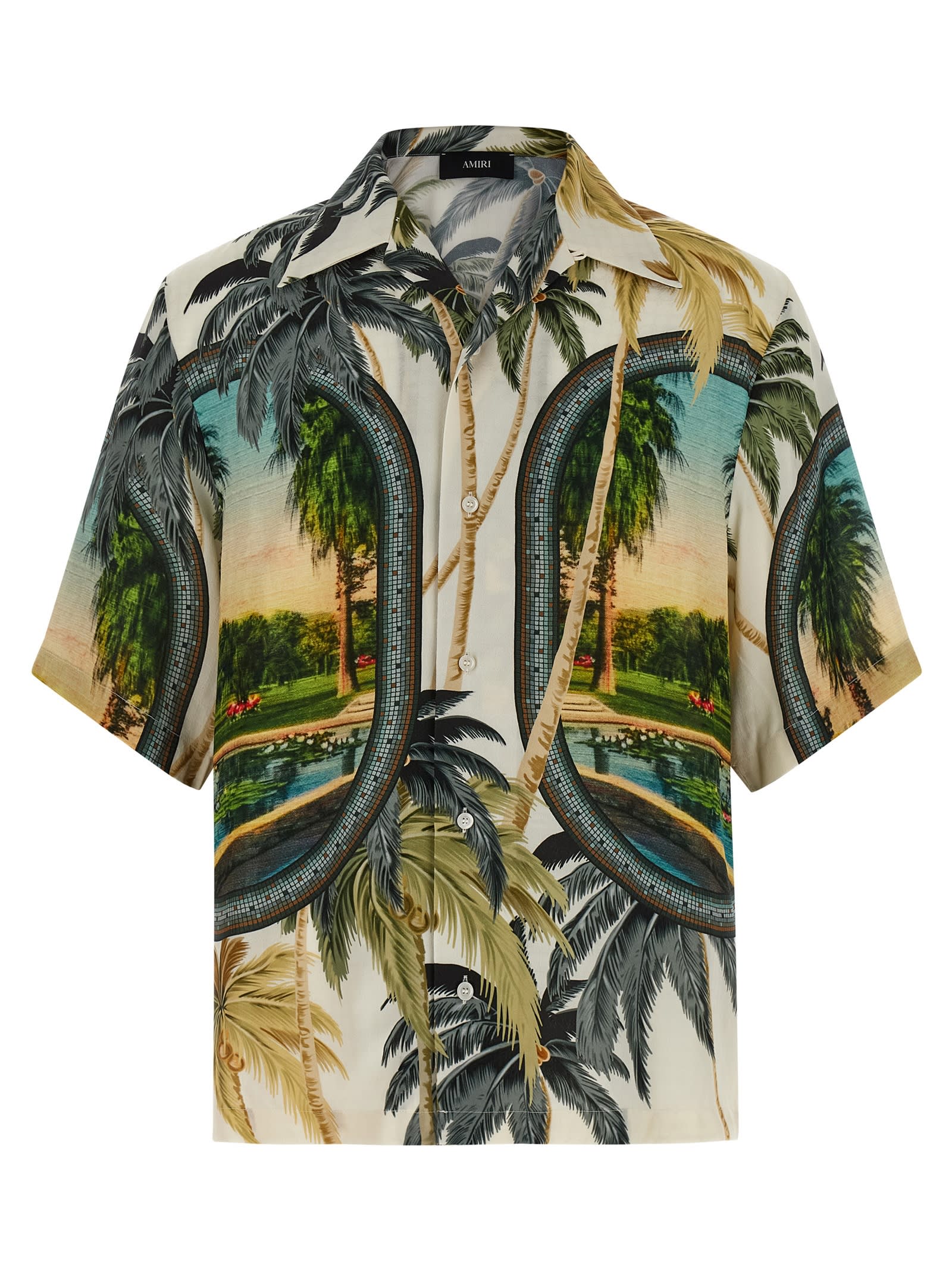 AMIRI paradise Bowling Shirt