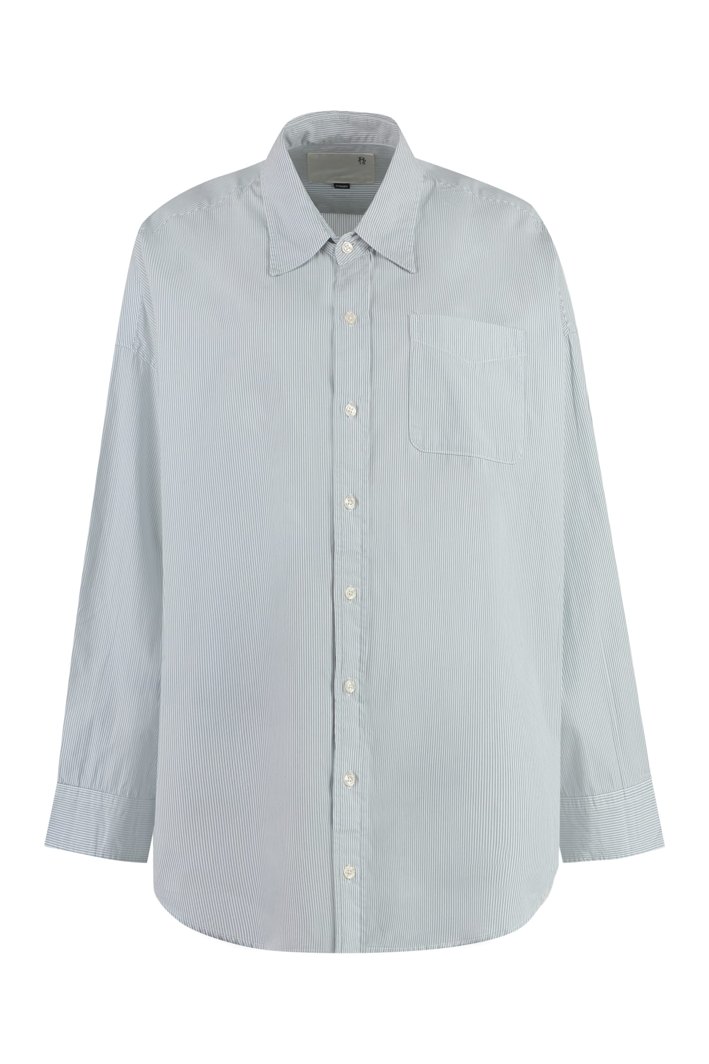 R13 Oversize Striped Shirt