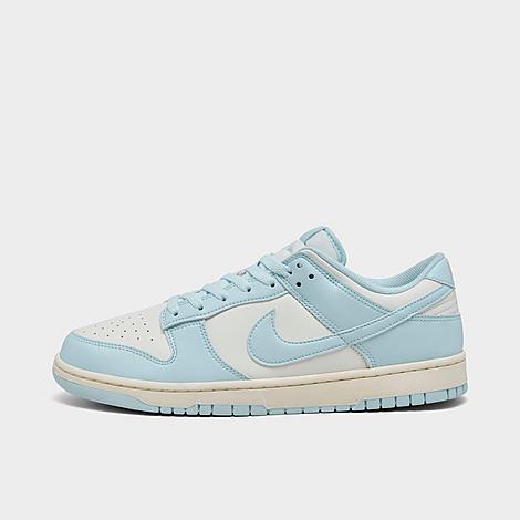Nike Men's Dunk Low Retro Casual Shoes in Pale Ivory/Glacier Blue Size: 8.0
