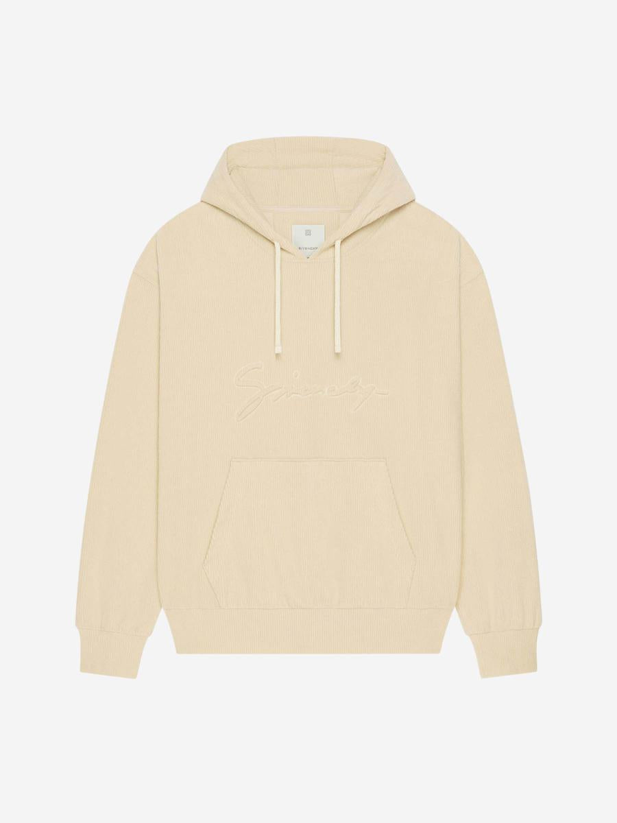 Givenchy Velvet Hooded Sweatshirt
