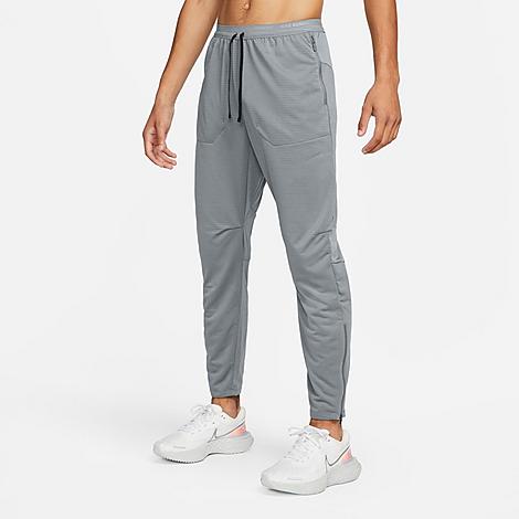 Nike Men's Phenom Dri-FIT Knit Running Pants in Smoke Grey Size: Medium