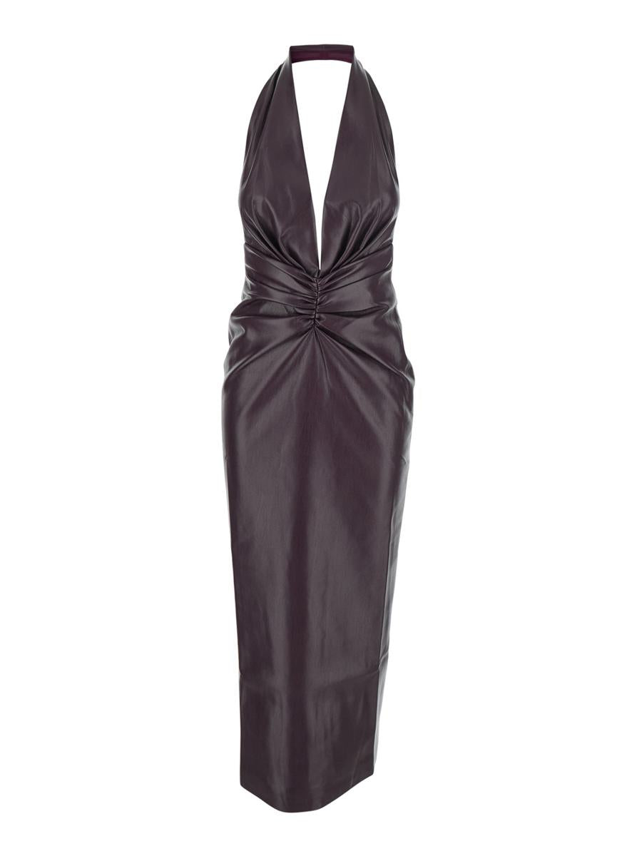 Zendaya Dress - Deep Vneck Midi Dress