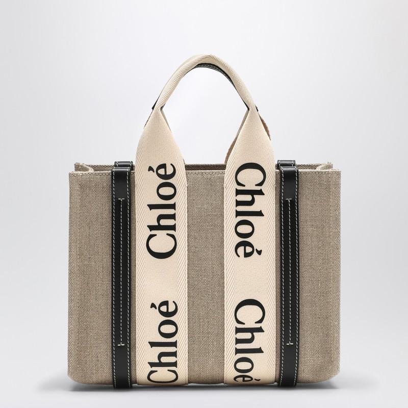 Chloé Woody Little Bag In Beige