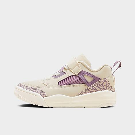 Jordan Little Kids Spizike Low Casual Shoes in Legend Light Brown/Violet Dust/Sail Size: 1.0