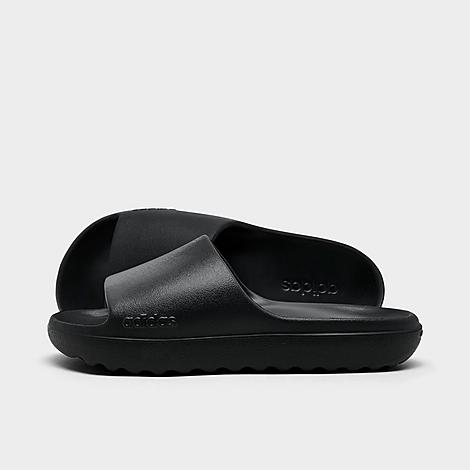 adidas Women's adilette Lumia Slide Sandals in Black Size: 5.0