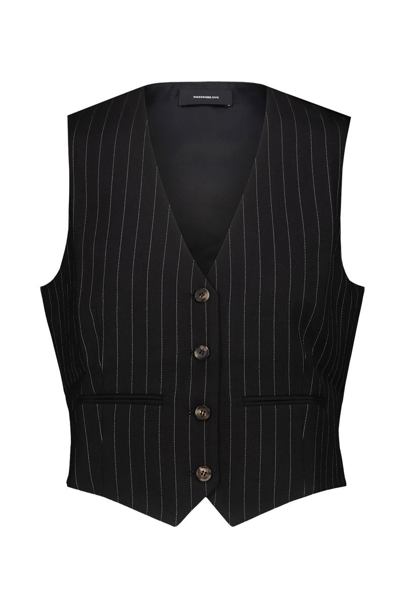 Wardrobe. Nyc Classic Waistcoat Pinstripe Clothing