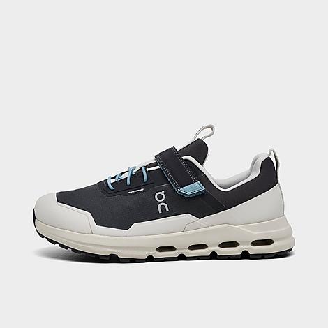 On Little Kids Cloudhero Waterproof Stretch Lace Running Shoes in Navy/Off White Size: 1