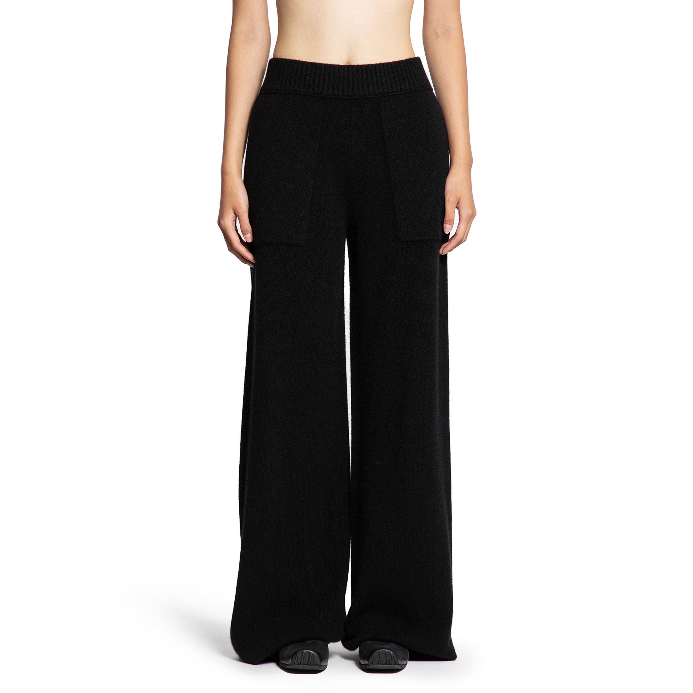 Wide Leg Pants in Cashmere