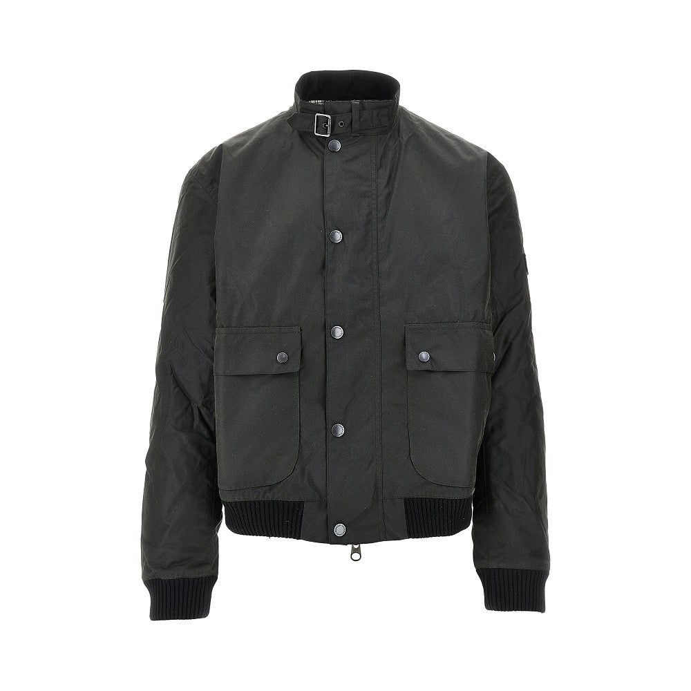 BARBOUR INTERNATIONAL 'Triaction' 涂蜡棉质飞行员夹克 男士