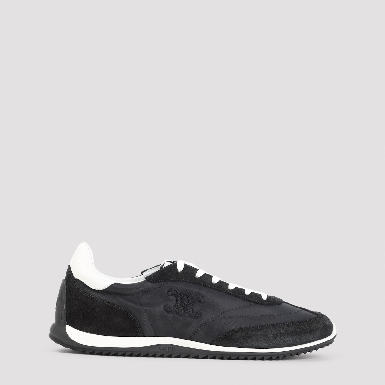 Celine Low Lace-up Sneakers With Triomphe
