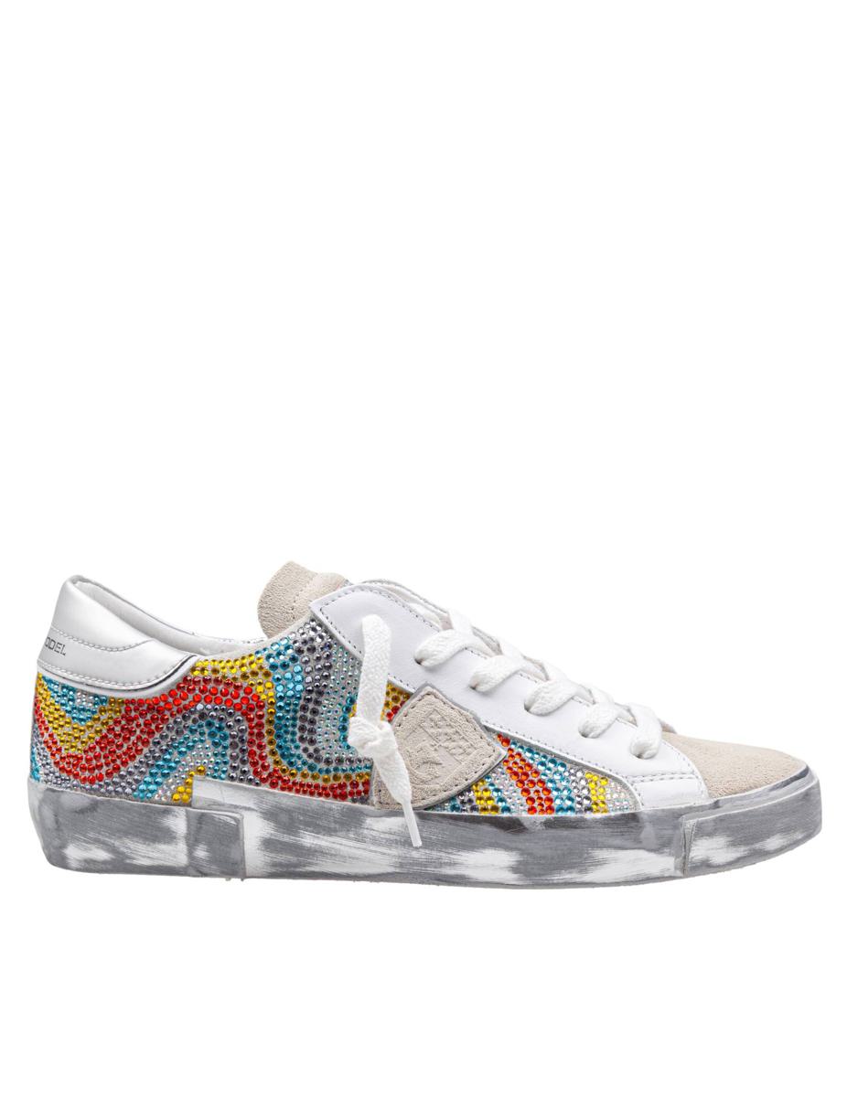 Philippe Model Leather And Suede Sneakers