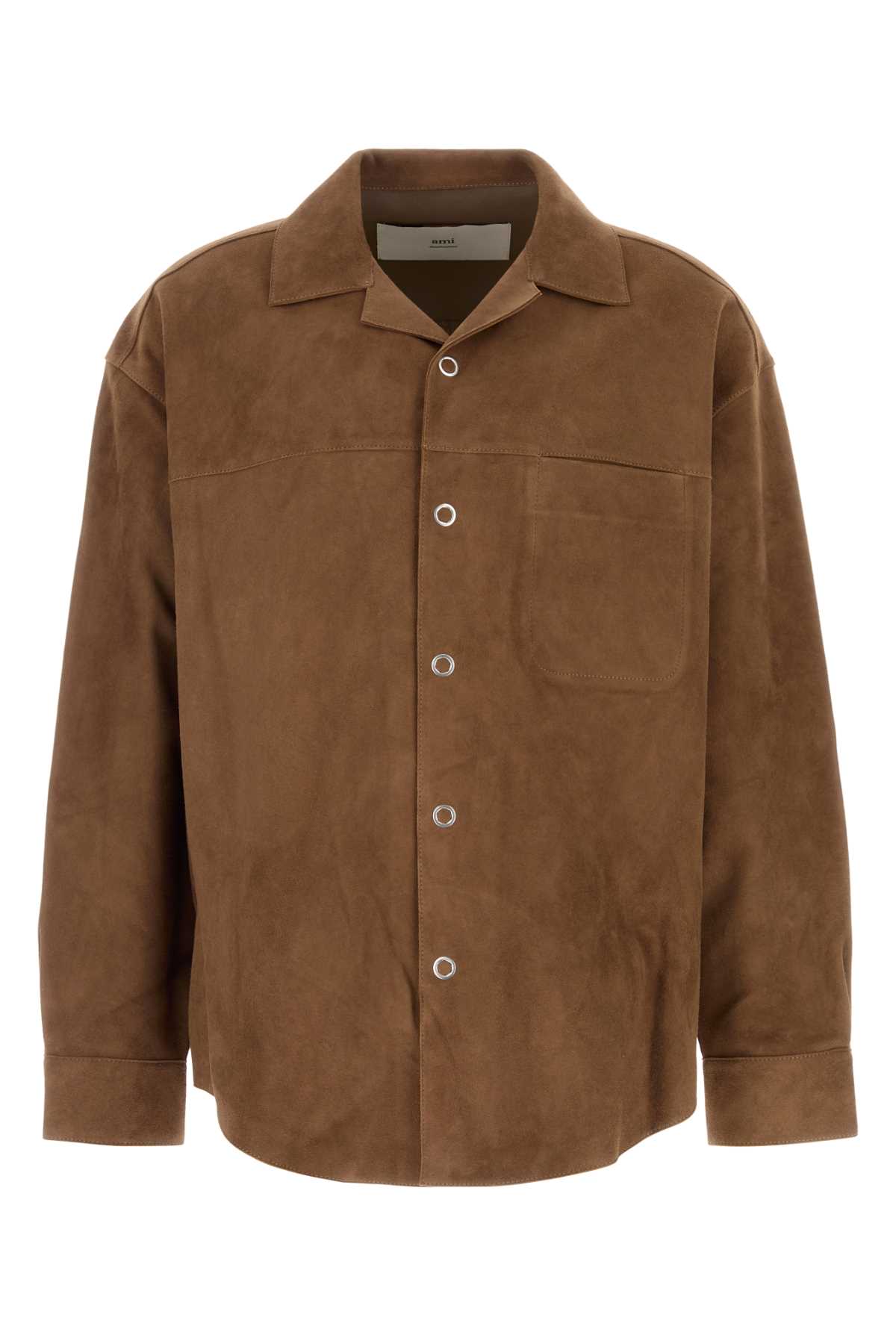 Ami Alexandre Mattiussi Brown Suede Jacket