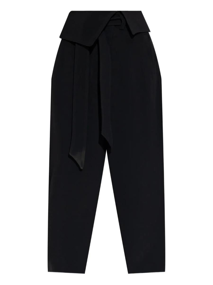 The Attico Wrap-Effect Belted Trousers