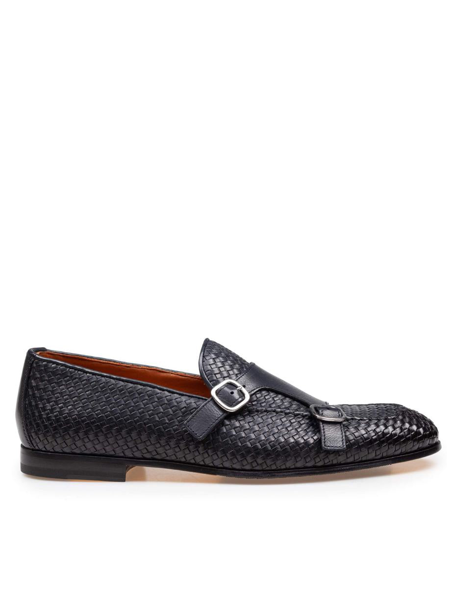 Doucal's Woven Leather Moccasin